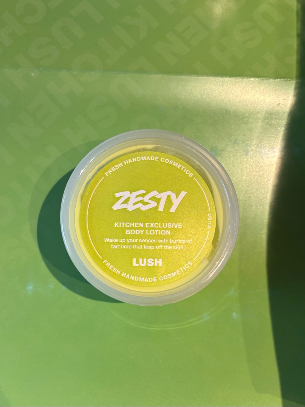 Lush Kitchen Zesty body lotion exclusive from the June 2026 box